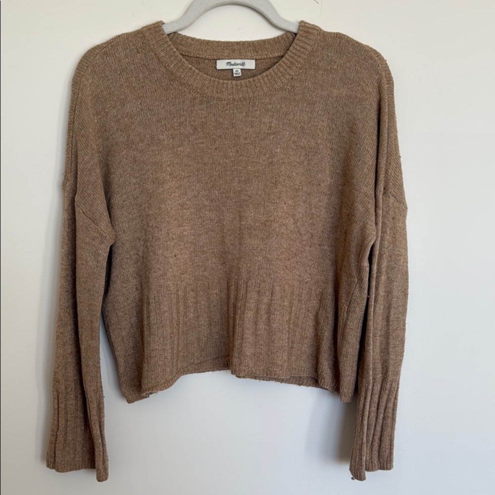 Madewell Women's Tan Wool-Blend Sweater